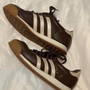 Women’s Adidas Samoa Chocolate Brown Sneakers
